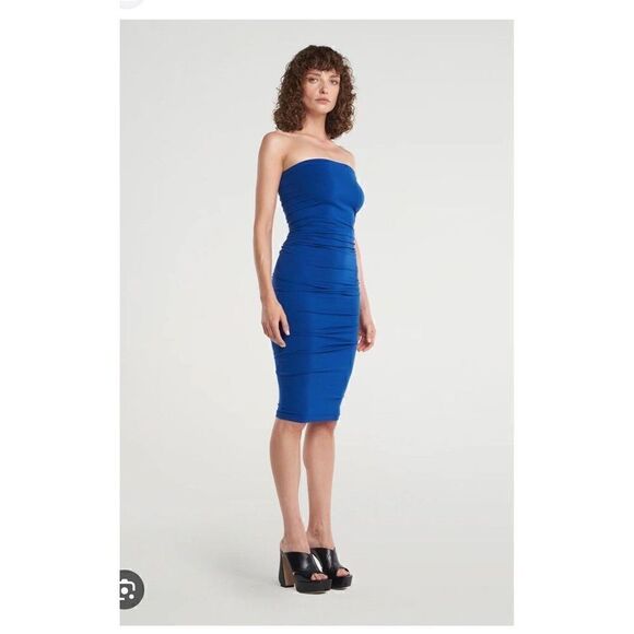 NWT Wolford Fatal Dress L Blue - Picture 4 of 13